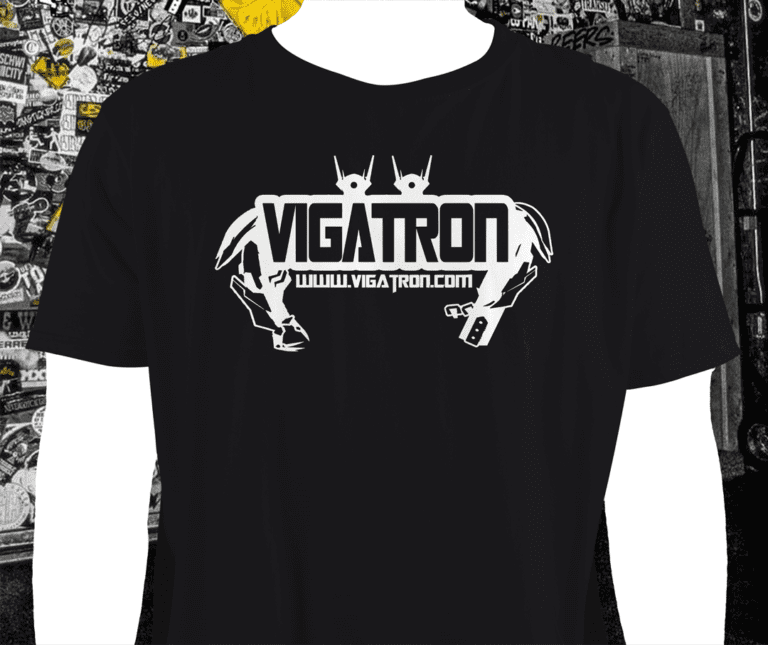Vigatron - Logo Tee (White Ink)