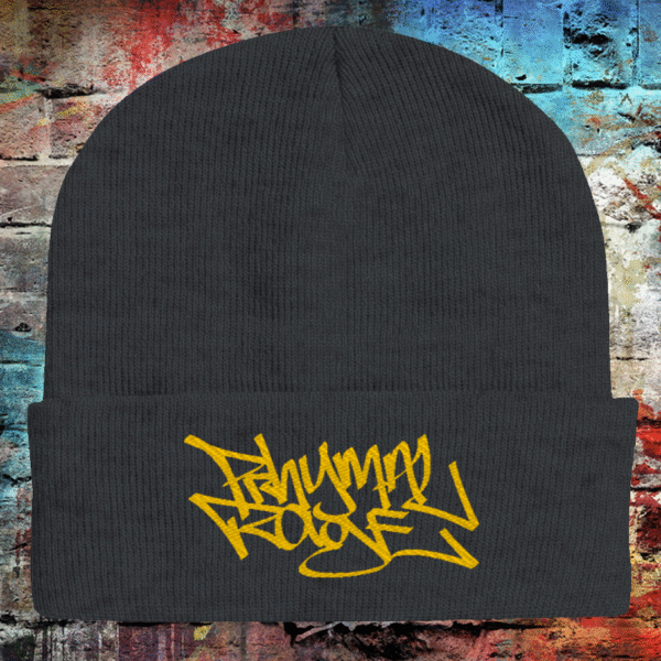 Prhymal Rage Graff Tag by Nil8 One - Embroidered Beanie
