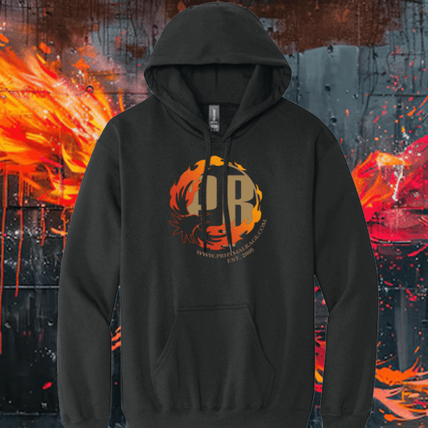 Prhymal Rage Logo - Softstyle Hoodie